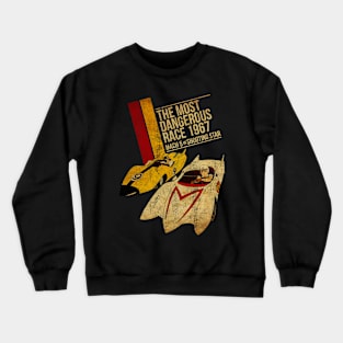 TEXTURE THE MOST DANGEROUS SPEED Crewneck Sweatshirt